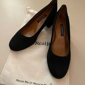 Margaux Black Suede Women's Shoes